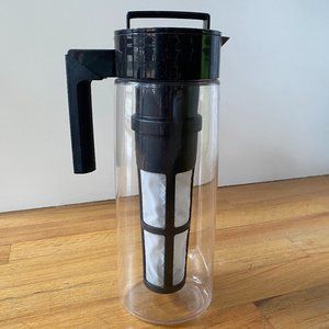 Excellent Used Condition Takeya Patented Deluxe Cold Brew Coffee Maker, 2 QT 64